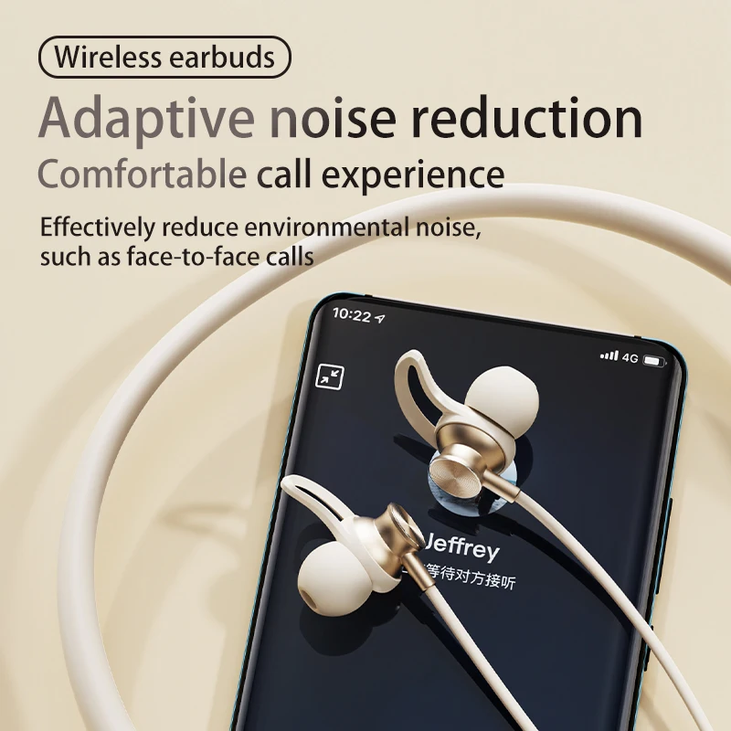 EARDECO Sport Wireless Headphones Bass Bluetooth Earphone Neckband Earphones Stereo Handsfree Headset with Mic Big Moving Coil 2