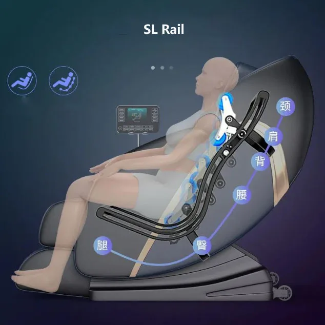 Household Model SL Rail Manipulator Massage Chair Fully Automatic Whole Body Multi functional Zero Gravity Gift 4