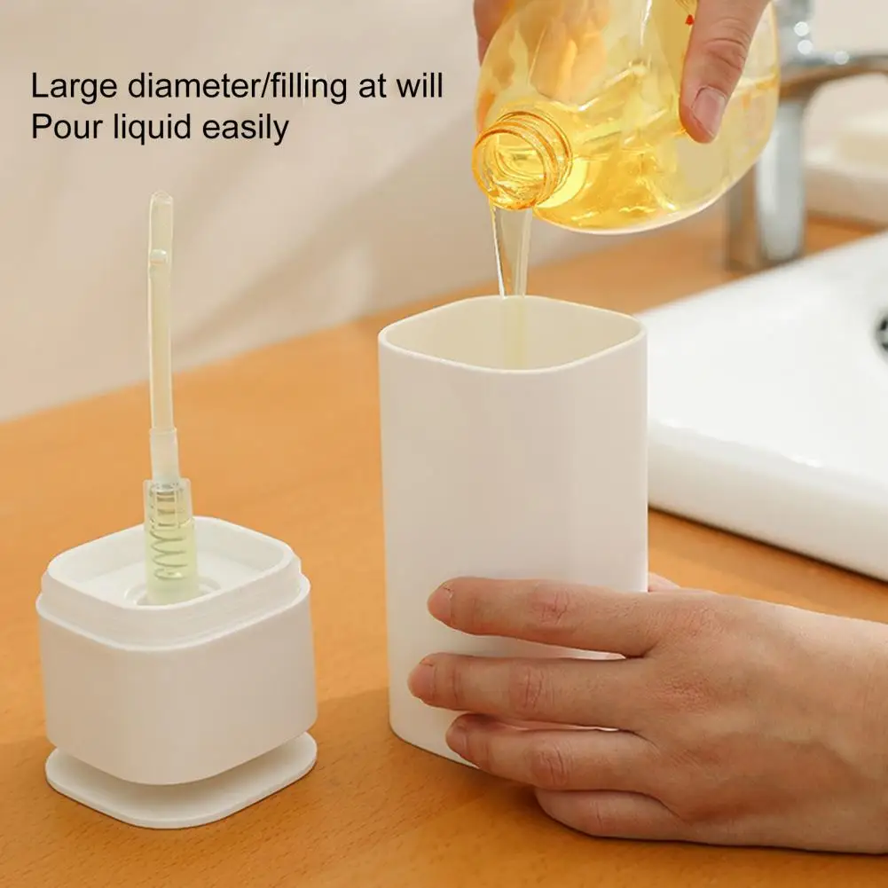 Durable Smooth Lines Press Pumping Bottle Good Sealing Refillable Multi-use Nail Polish Makeup Remover Pumping Bottle