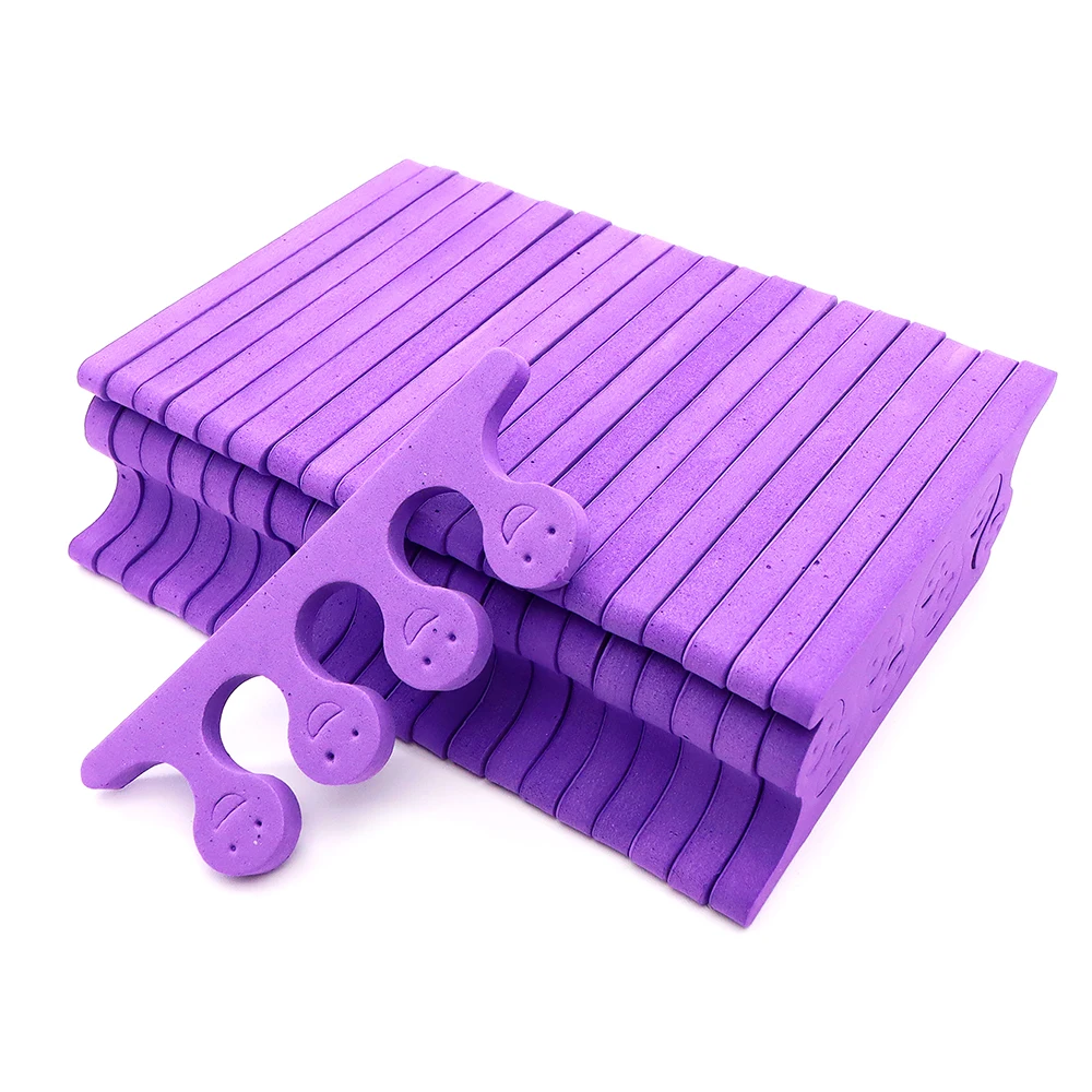 50/100Pcs Nail Art Toe Separator Finger Feet Sponge Soft UV Gel Polish Beauty Tool Manicure Pedicure Pack