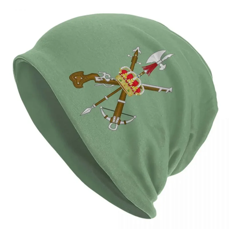

Spanish Legion Beanie Cap Unisex Winter Warm Bonnet Femme Knitting Hats Street Outdoor Spain Army Military Skullies Beanies Caps