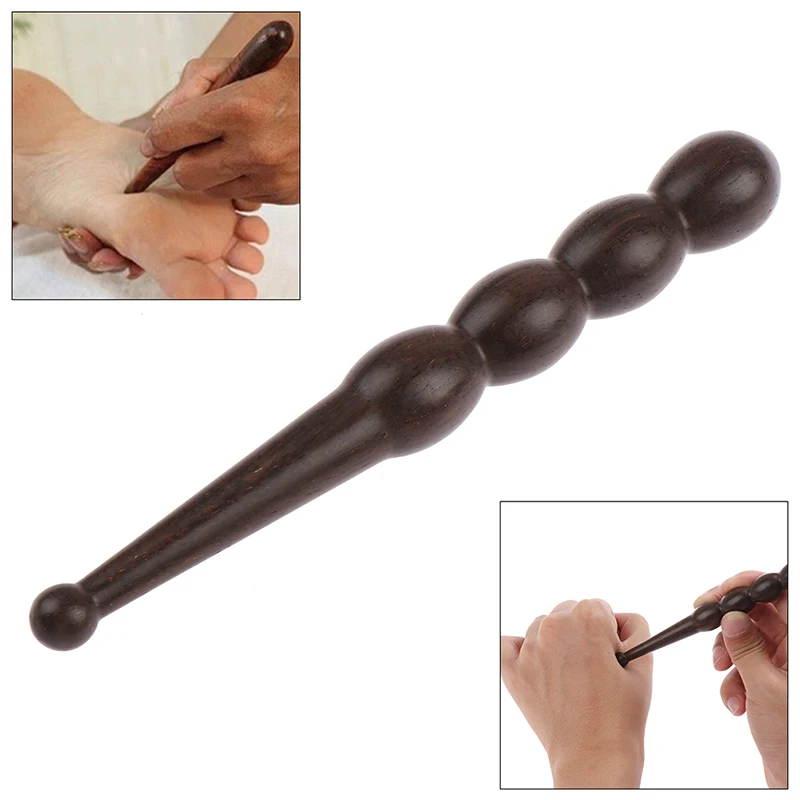 

1Pc Massagers Feet Muscle Scraping Tool Hand Tools Roller Stick Wood Thai Foot Mahogany Beauty Massage Stick