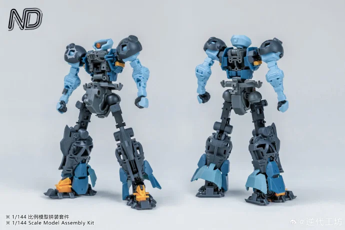 재고 있음 NIDAI 모델 1/144 MS-07B-3 Gouf 맞춤형 액션 피규어 외관 조립 모델 키트 애니메이션 로봇 플라스틱 모델 장난감 선물