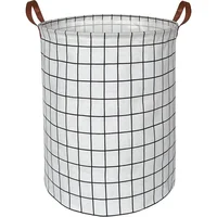 1pc Dirty Clothes Basket Laundry Basket Portable for Toy Clothing Storage Bucket Waterproof Laundry Organizer 6