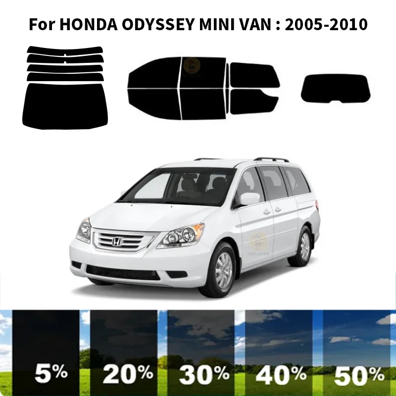 

Precut nanoceramics car UV Window Tint Kit Automotive Window Film For HONDA RB1 ODYSSEY MINI VAN 2005-2010