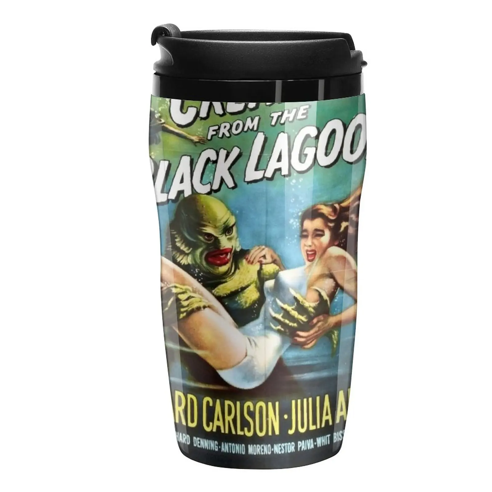 

Creature from the Black Lagoon Retro Movie Pop Culture Art Travel Coffee Mug Cup For Coffee Luxury Coffee Cup Set Thermos Mug