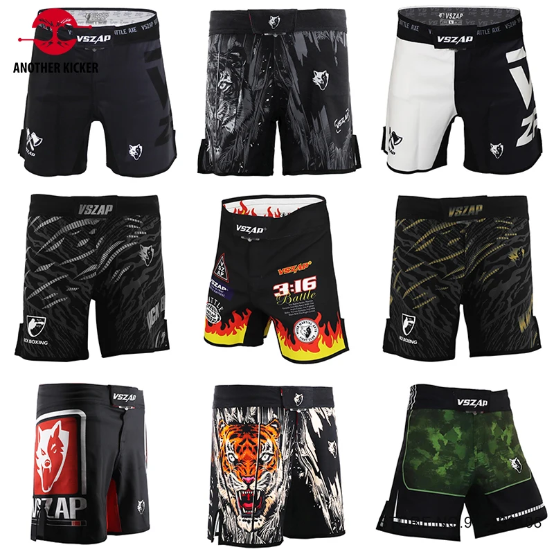 MMA Shorts Boxing Kickboxing Muay Thai Fight Shorts Adult Junior Jiu Jitsu Wrestling BJJ Jiu Jitsu Grappling Trunks