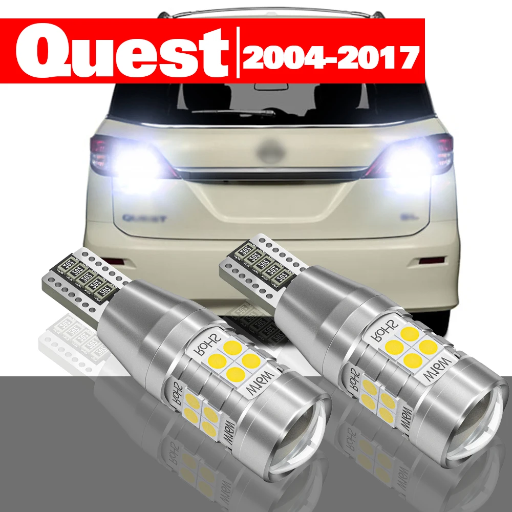 

For Nissan Quest 2004-2017 2pcs LED Reverse Light Backup Lamp Accessories 2007 2008 2009 2010 2011 2012 2013 2014 2015 2016