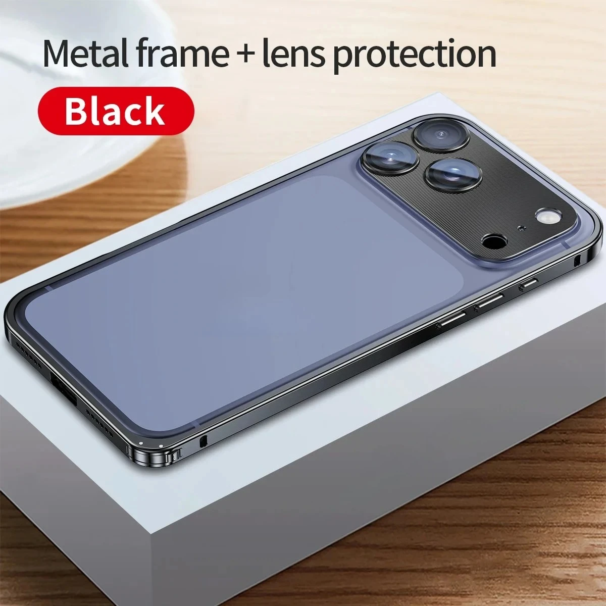 Premium Aluminum Alloy Frame Metal Case with Lens Protection and Heat Dissipation
