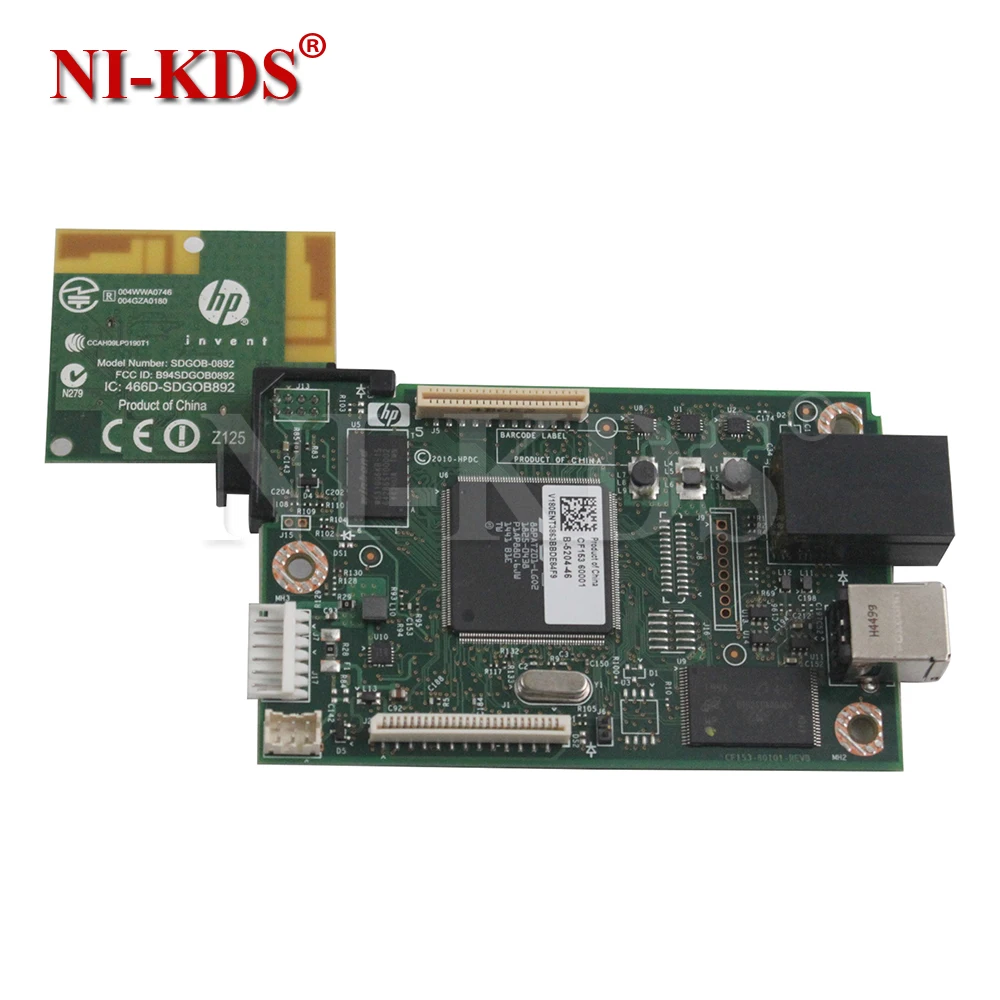 placa do formatter cartão sem fio para hp laserjet pro cor placa lógica mainboard