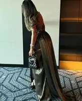 فستان حفلات حورية البحر بدون حمالات من الدانتيل اللامع من OIMG بدون ظهر مطوي للحفلات بطول الأرض فستان سهرة 2025 مخصص 6