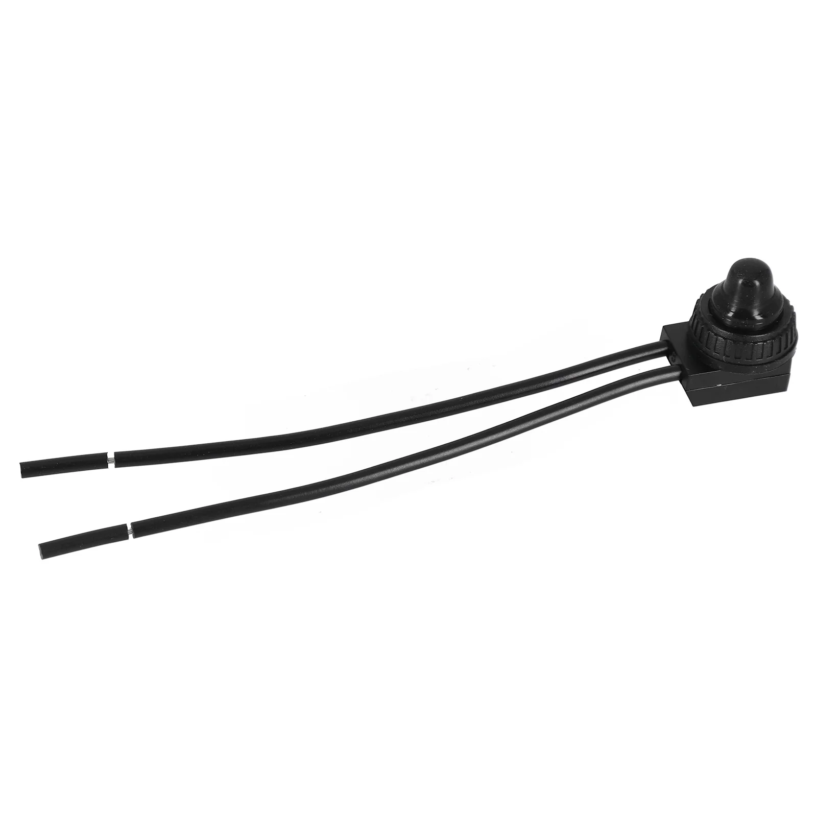 Ein-Aus-Schalter, Drucktastenschalter, rot/schwarz, Gummiabdeckung, robust, wasserdicht, mit Leitungen, Draht, 12 V, 250 V, 3 A, Bakelit-Basis, KP107 – Detail 33