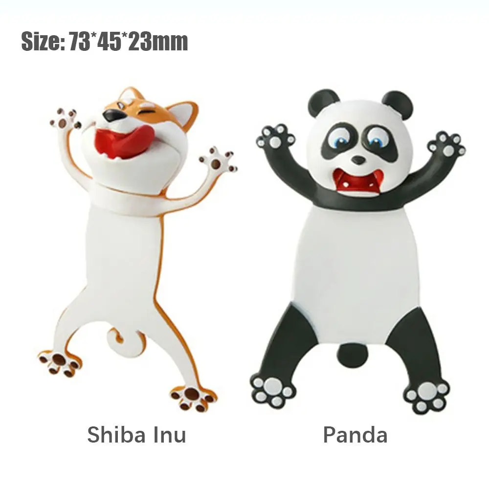 Animal Bookmark Bookmarks Stationery Supplies 3D Stereo Cartoon Marker Animal Bookmarks