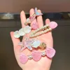 5 Pcs Cute Hair Clip Set Bangs Hairpin Mermaid Shell Starfish Pearl Sea princess Baby Girl Barrettes Hair Accessories 4