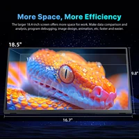 UPERFECT 18 Inch Large Gaming Monitor 4K PC Display 3840*2160  HDMI USB C With HDR FreeSync External Screen For Laptop Switch - Image 3