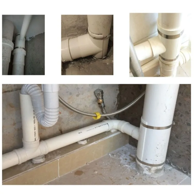 PVC Open Tee Pipe joint Repair Patch Drain Pipe Adapter Tube Connectors Home Outdoor Industrial Plumbing Accessories