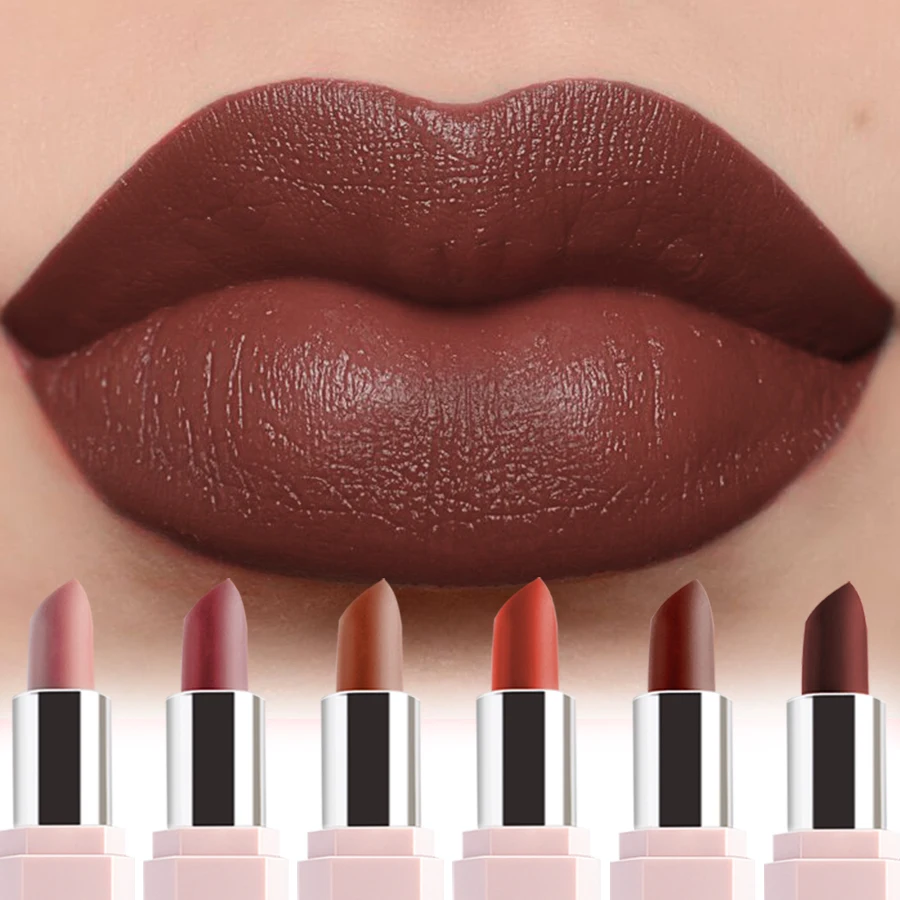 21 Farben Matter Samt-Lippenstift, wasserfest, langanhaltend, Lipgloss, geschmeidige, matte Lippenfarbe, Make-up, Geschenkidee, Lippentönung, Kosmetik_voghion.com