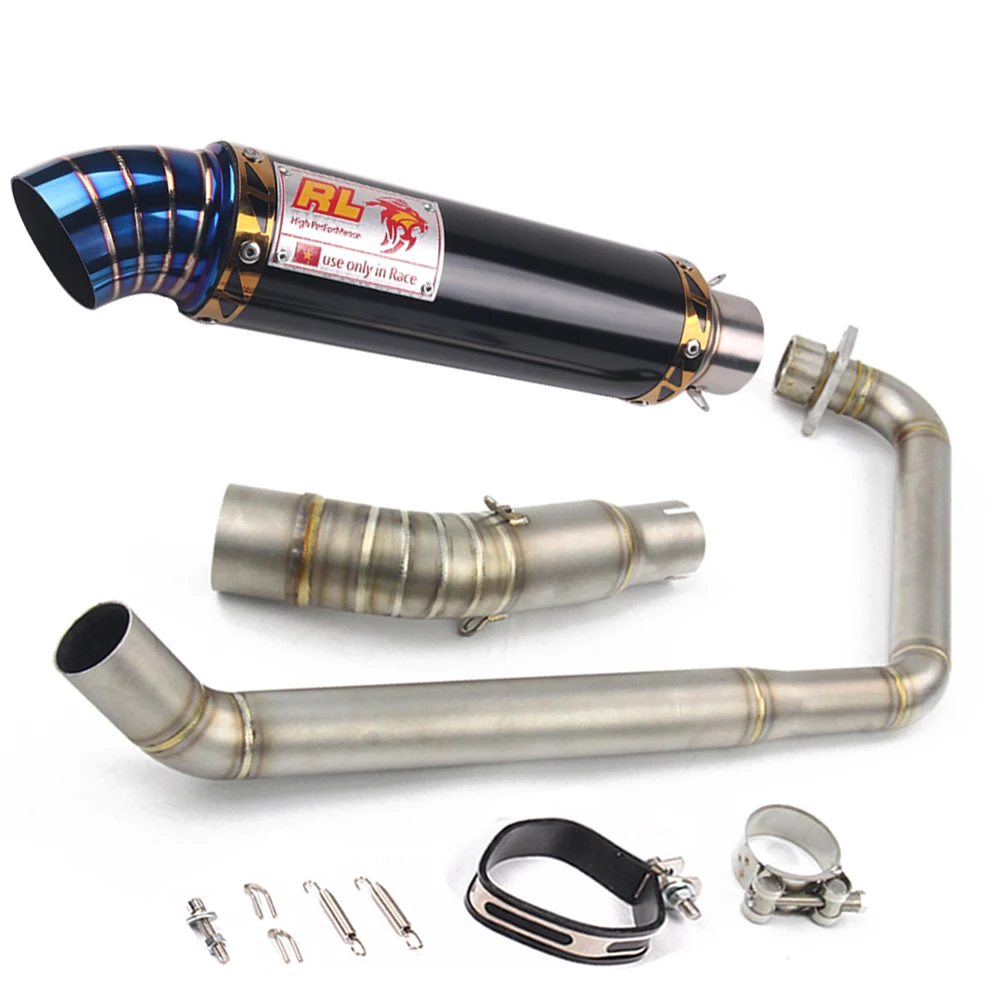 Exhaust Full System For Honda CBF125 CBF150 Motorcycle Muffler Exhaust Front Middle Pipe - Image 4