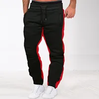 Mens Sport Pants Sweatpants Tracksuit Slim Fit Gym Workout Joggers Bodybuilding Trousers Casual Drawstring Sweatpants Colorblock - Image 2