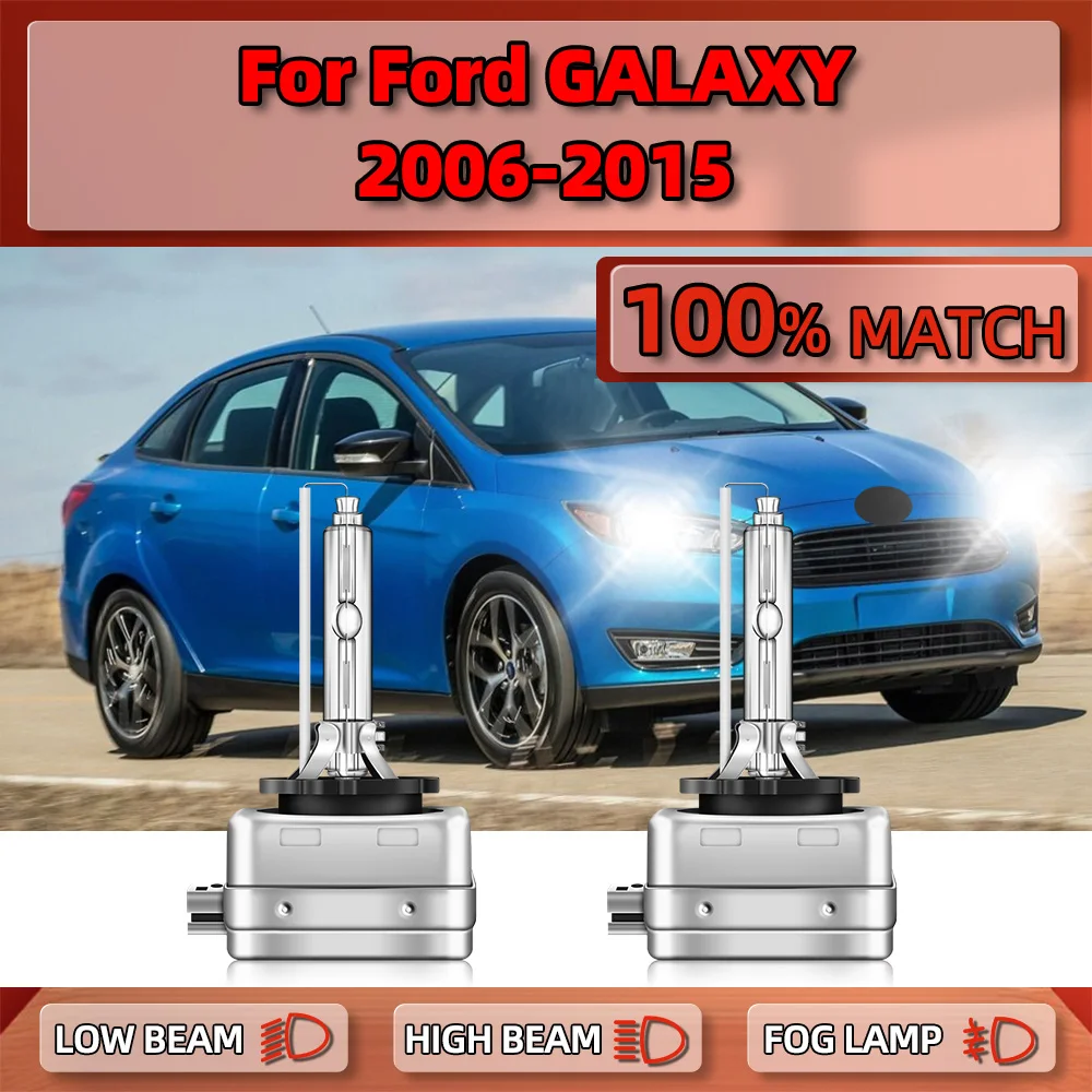 

2 PCS HID D1S Xenon Headlight Bulb 35W 20000LM HID Xenon Lights 12V For Ford GALAXY 2006-2008 2009 2010 2011 2012 2013 2014 2015