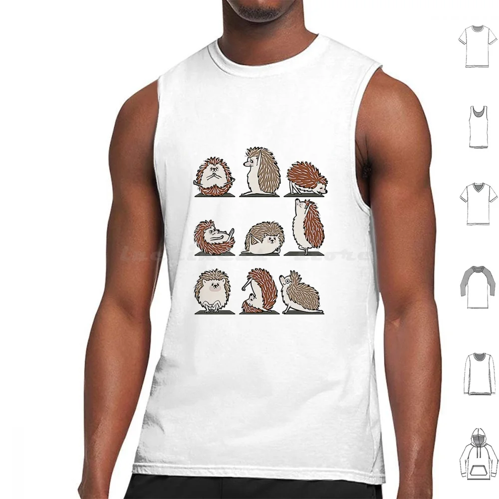 

Hedgehog Yoga Tank Tops Vest Sleeveless Animal Hedgehogs Hedgehog Lover Animals Hedgehog Pet Adorable Hedgehog Ideas Yoga Gym