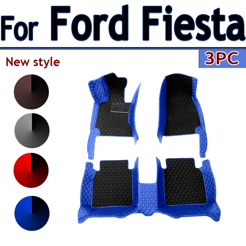 

Car Floor Mats For Ford Fiesta 2009-2017 DropShipping Center Auto Interior Accessories Leather Carpets Rugs Foot Pads