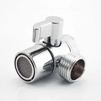 3-Way Tee Faucet Adapter Connector Shower Head Diverter Valve Switch Home Improvement Shower Faucets Water Separator 1