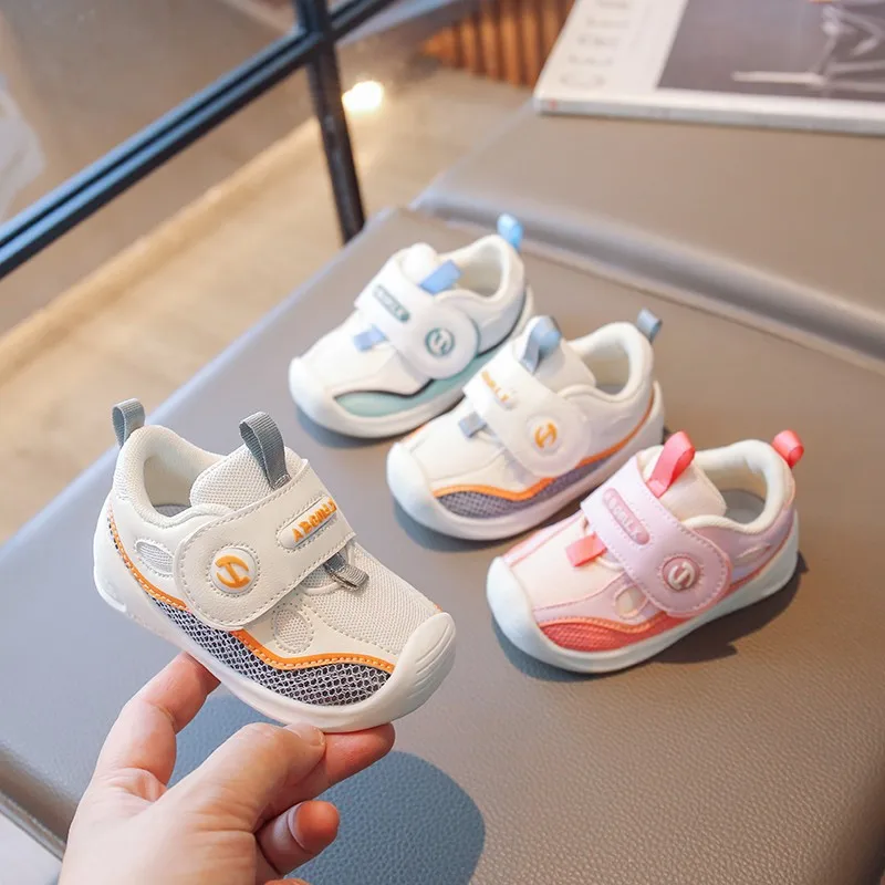 

2023 Mesh Children Sneakers Soft Lightweight Baby Boys Girls Sport Shoes Breathable Non Slip Toddler Kids Infant Casual Shoes