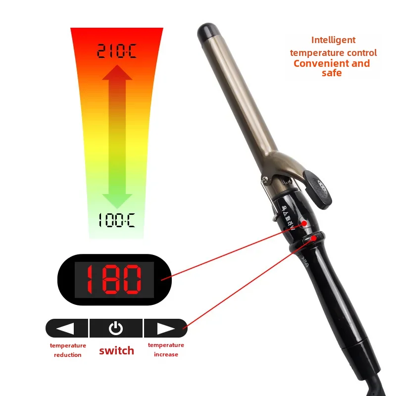 Damage-free Korean Ceramic Hair Rolling Iron Professional Hair Salon Exclusive Curling Iron Electric Brush
