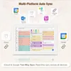 Digital Calendar 10.1" Touchscreen, Smart Electronic Wall Organizer, Chore Chart and Meal Planner, Family Task Manager, Third-P