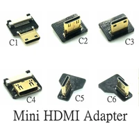 Micro HDMI-Mini HDMI 90 Degree Adapter 5cm-100cm FPC Ribbon Flat FPV HDMI-Cable Pitch 20pin For Multicopter Aerial Photography - Image 2