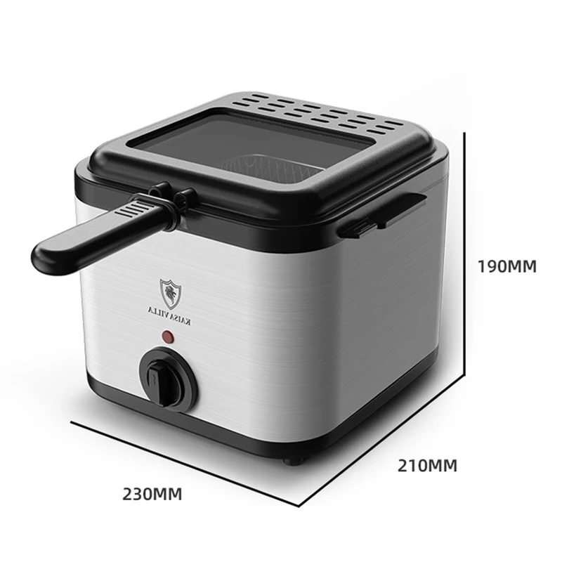 110v&220v Electric Deep Fryer with Basket for Crispy and Delicious Fries  2.5L Deepfrier with a Thermometer Kitchen Cooking Tools - AliExpress