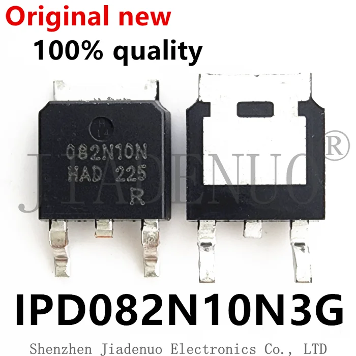 

(5-10 шт.) 100% оригинальный новый чипсет IPD082N10N3G TO-252