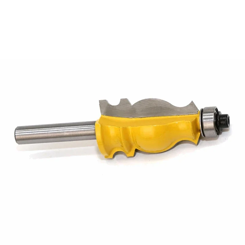 

8mm Shank Molding Router Bit Line Face Cutter for Wood Architectural Cemented Carbide Milling Cutter Woodworking Tools MC02045
