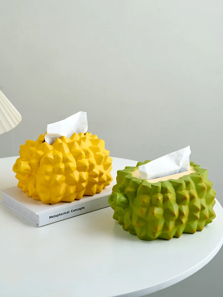 

Paper tissue box, living room, high-end light luxury home, internet celebrity, cream style, creative meal, tabletop paper suctio