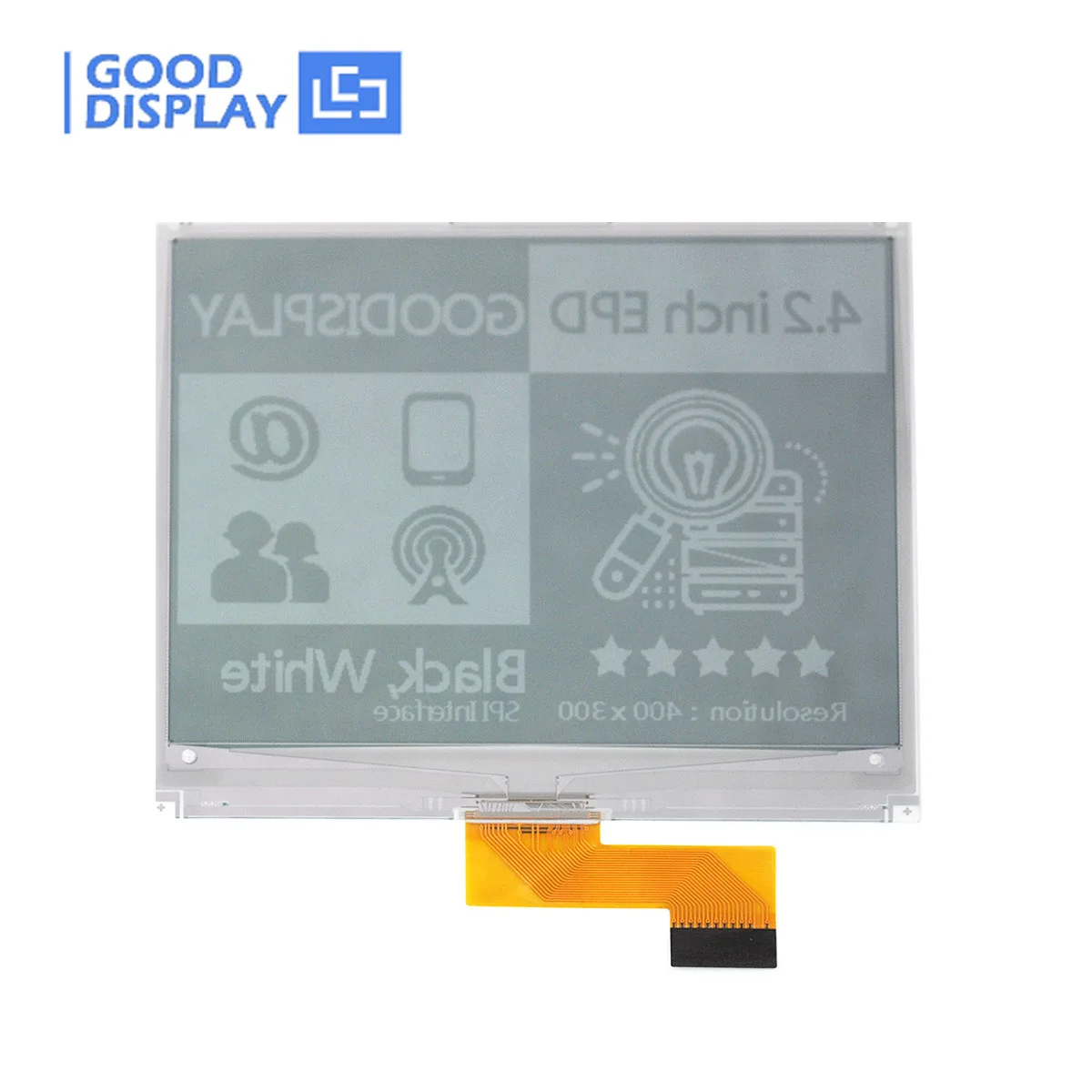 Visor Morochrome Spi E-ink para Etiquetas de Preço Digitais E-paper 4.2 Ssd1683 Gdey042t81 - Imagem 4
