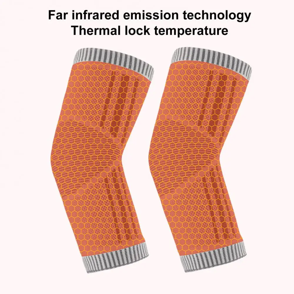 

Self-heating Elbow Pads Graphene Fiber Sports Elbow Pads Soft Comfortable Compression Sleeve for Tendonitis Arthritis for Tennis