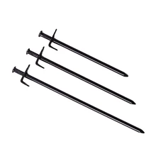

Outdoor Tent Ground Nails Camping Elbow Steel Ground Nails Tent Accessories Bold Snow Nails Camping Nails 20CM