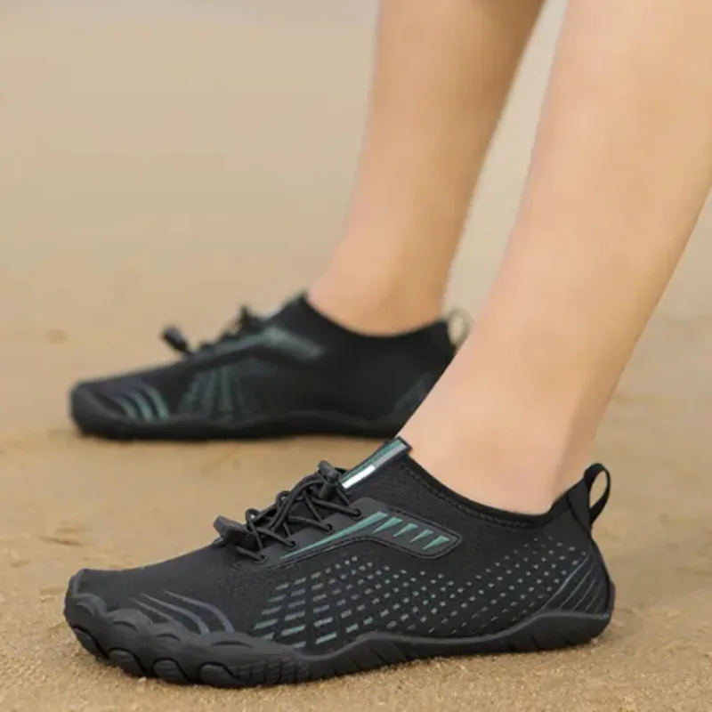 

Мужские туфли для бисероплетения, летние легкие туфли на мягкой подошве для рыбалки и трассировки, Уличная обувь для плавания с пятью пальцами для дрифтинга