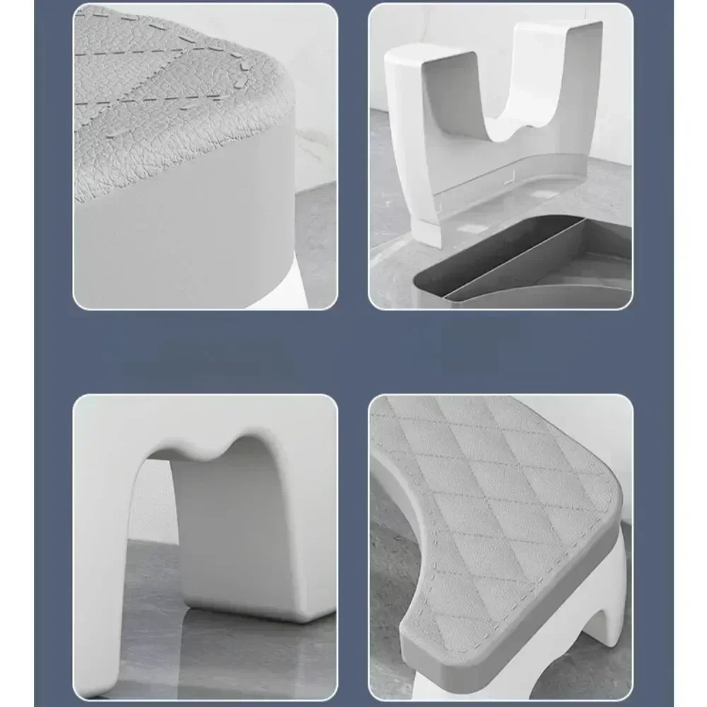 Toilet Seat Stool Seasonal Universal Toilet Footstool Household Bathroom Anti Slip Foot Pedals Toilet Squat Stool RemovableToilet Seat Stool
