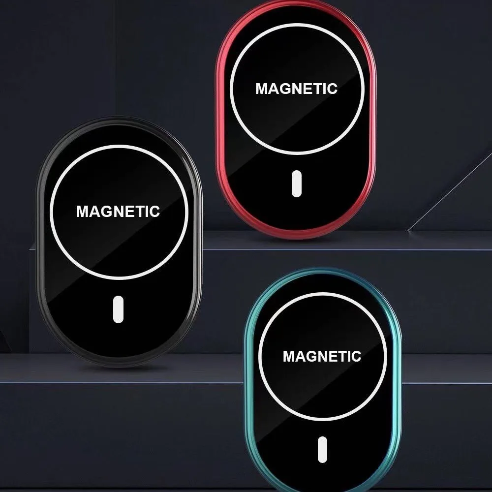 

S12 car wireless charger 15W fast magnetizing new compact stand