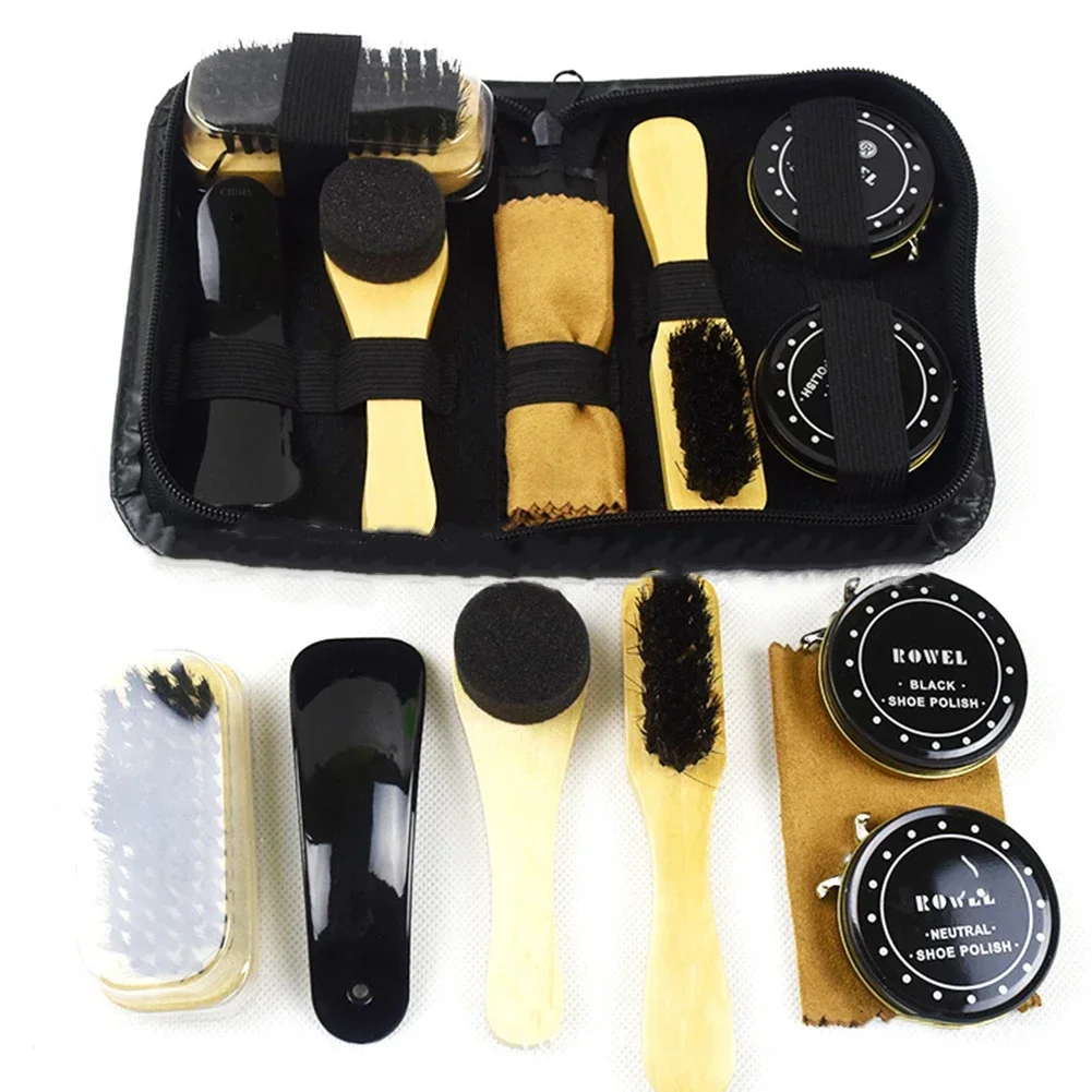 Polishing Tool Shoe Care Cleaning Complete Conditioner Leather Maintaining Portable Repairing shoe cleaner shoe cleaning kit shoe shining tool