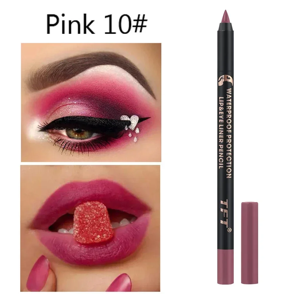 Crayon Fard à Paupières 12 Couleurs - Effet Mat Nacré - 2g - Combinaison Eyeshadow Et Eyeliner - Neuf