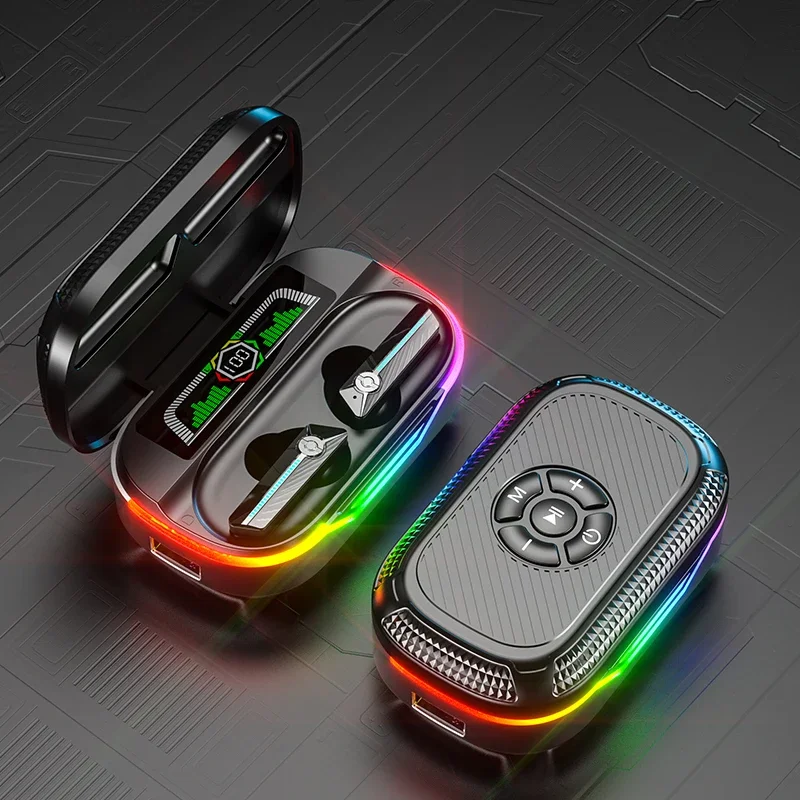TWS Wireless Bluetooth 5.3 Earphones Noise Reduction Headset Touch Control Sound Stereo Earbuds Sport Headphones Support SD Card wireless earphones wireless earbuds wireless bluetooth earphones wireless bluetooth headphones wireless headset