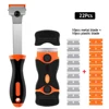 Double-Sided Scraper Car Window Blade Knife Cleaner Ceramic Glass Sticker Glue Cleaner Remover Automotive Film Ceramic Tool 1