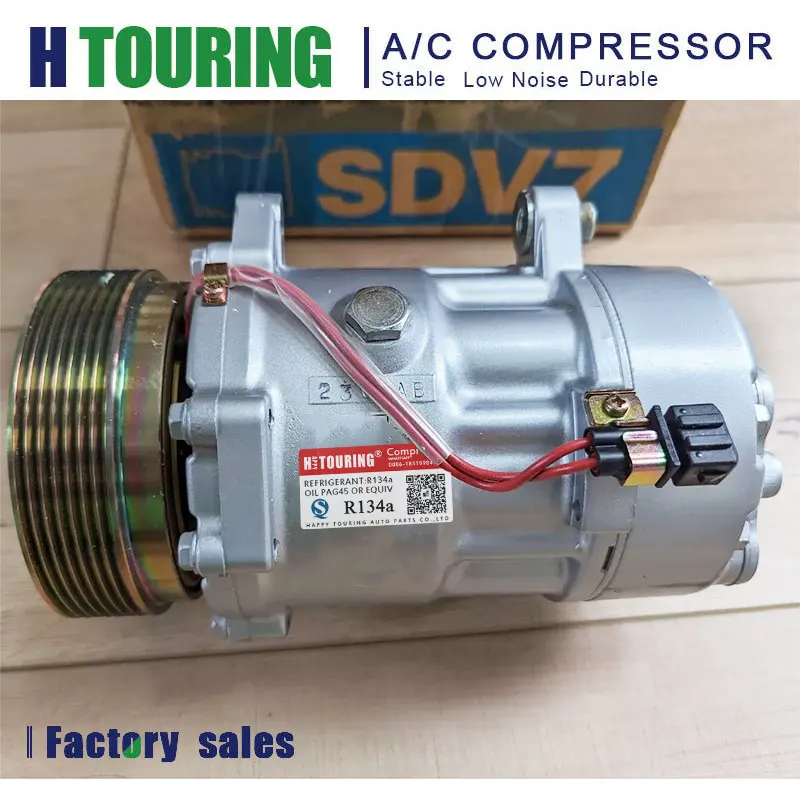 SD7V16 AC Compressor for VW Jetta Golf Corrado Passat Sharan Vento ...