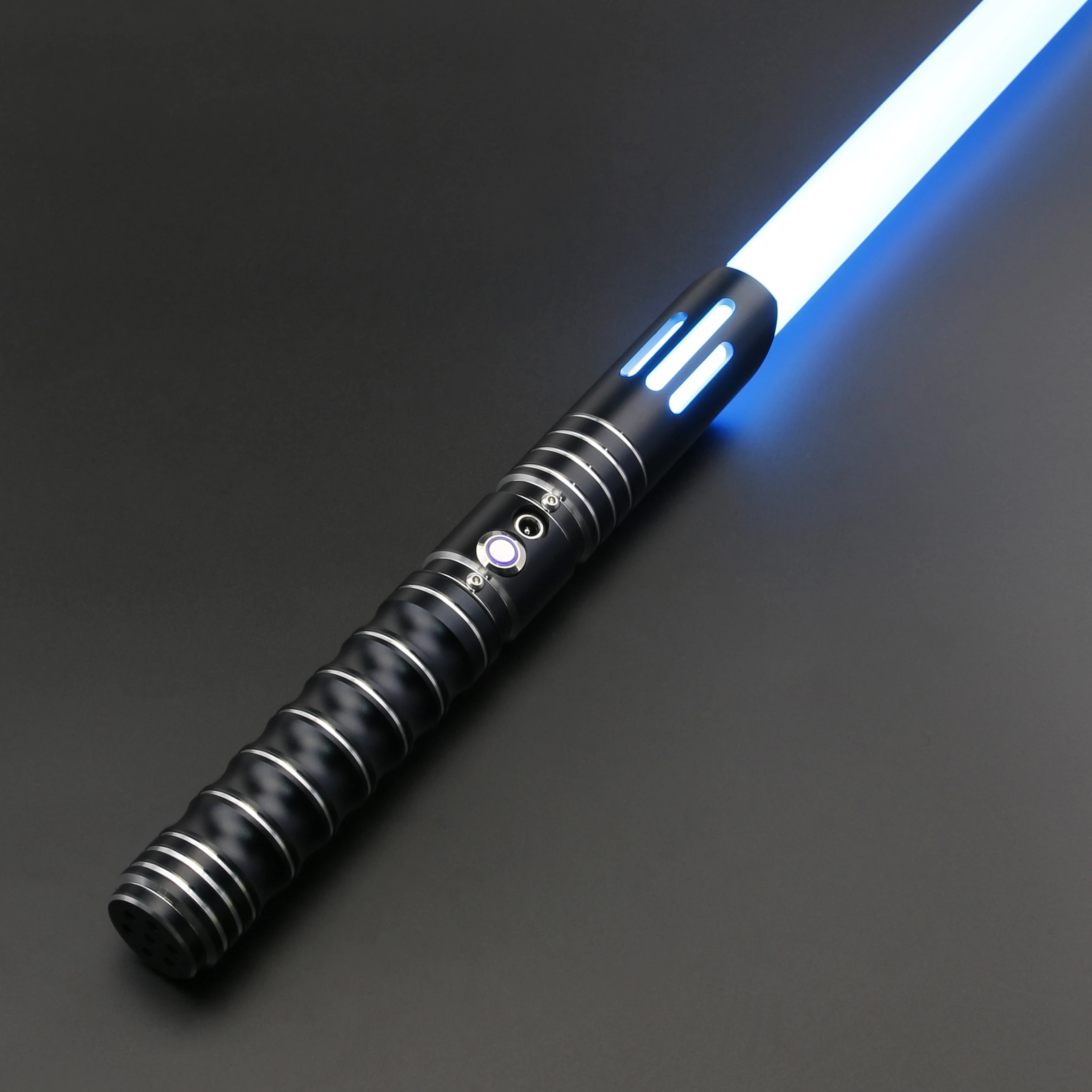 RGB Lightsaber Metal Handle Laser Sword Toys 10 colors Change Light Quiet Mode Children Cosplay Christmas Gift Light Saber Toy yq monochrome rgb lightsaber jedi sword laser metal handle force fx duel cosplay christmas luminous sword toy gift black lotus