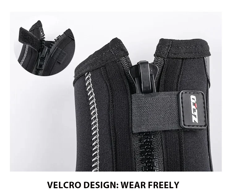 Detailné konštrukčné švy a spevnené časti potápačskej topánky