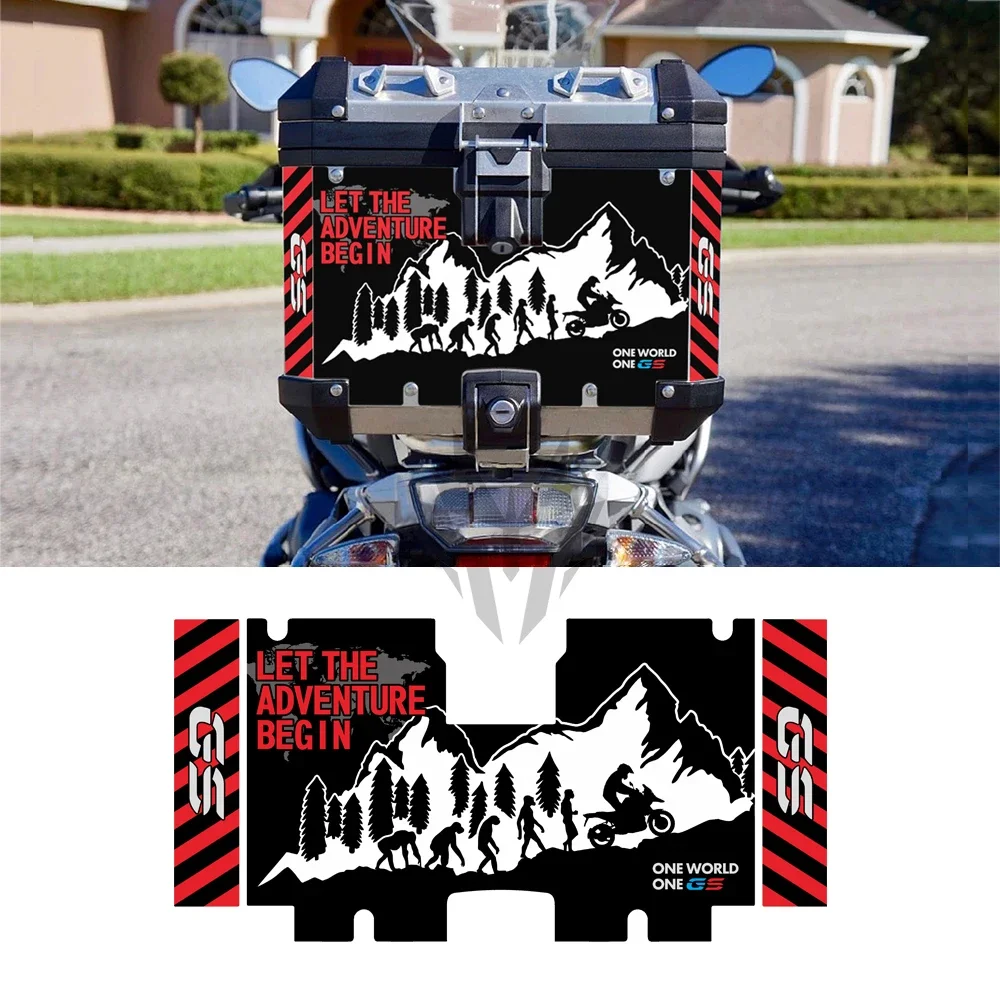 

Motorcycle trunk Reflective Decal For BMW R1200GS R1250GS Adventure Aluminum Box Sticker
