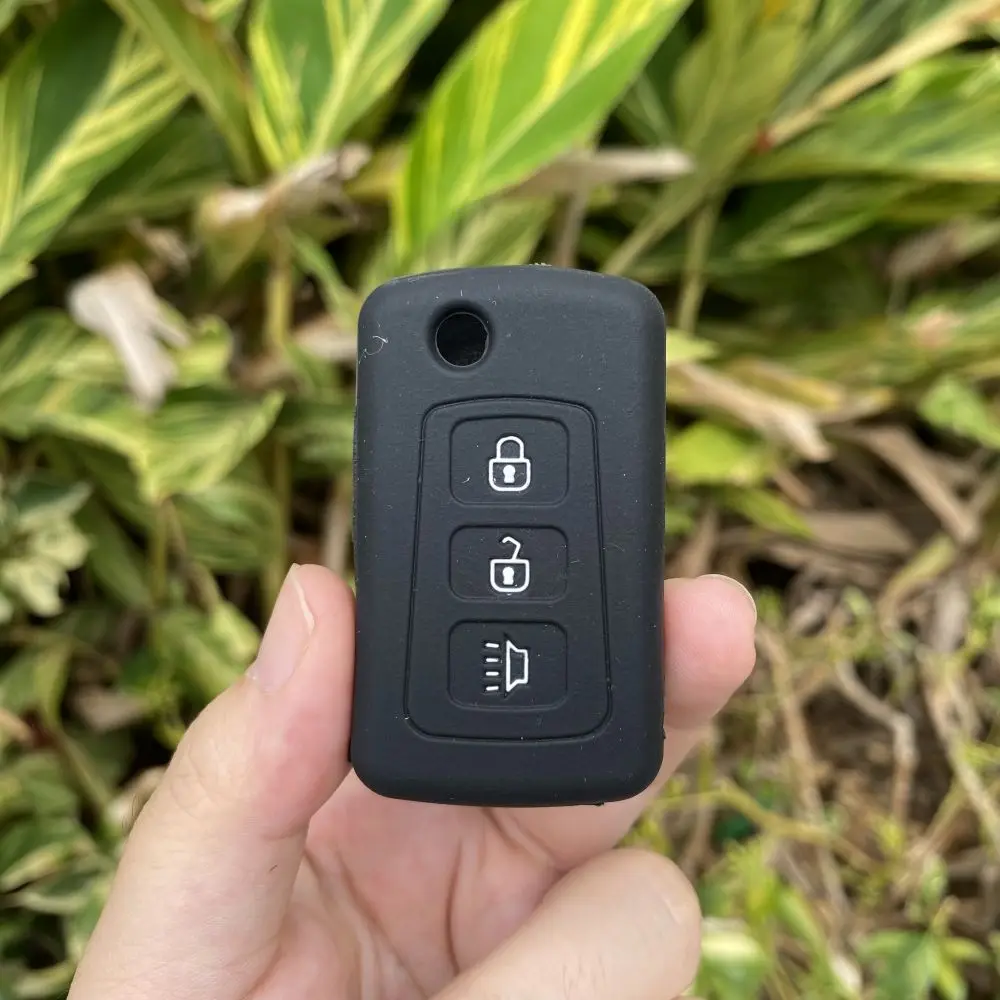 

3 кнопки, искусственная кожа, защитная резиновая крышка для GREAT WALL HOVER HAVAL H5 H3, складной брелок для ключей, автомобильные аксессуары